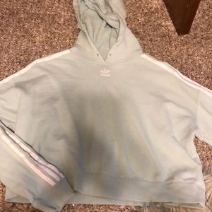 Adidas crop hoodie